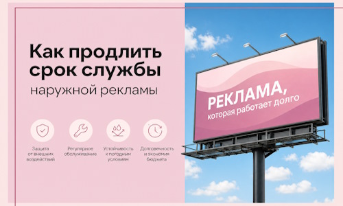 Как продлить срок службы наружной рекламы в  Азове