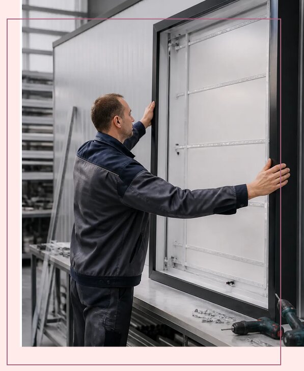 Изготовление композитного светового короба в Азове