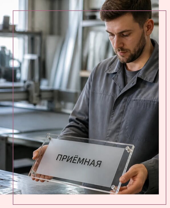 Таблички из оргстекла на заказ в Азове от 4005 р. | Аванза-Азв