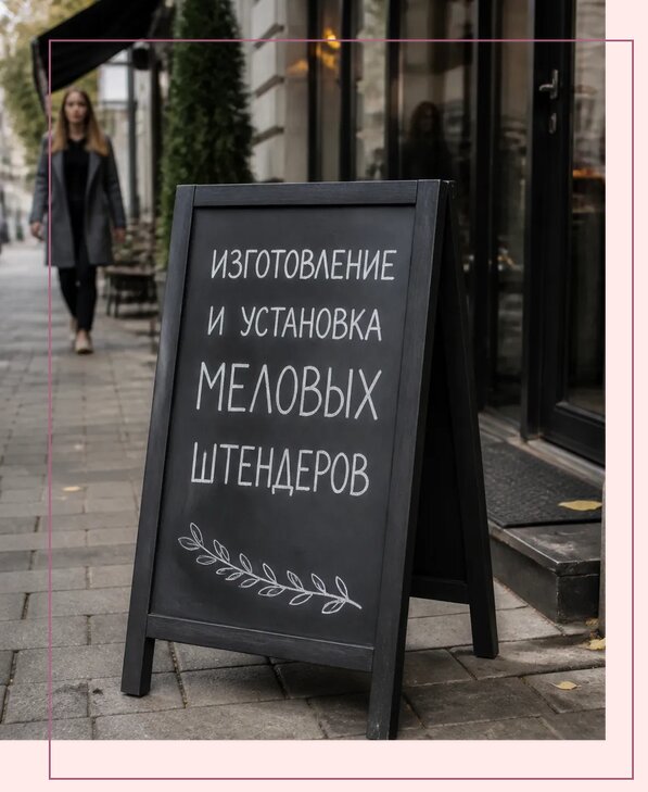 Меловые штендеры в Азове по цене от 6675 р. | Аванза-Азв